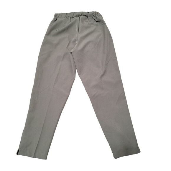 Taupe High Waist Pants With Belt M - Picture 2 of 4